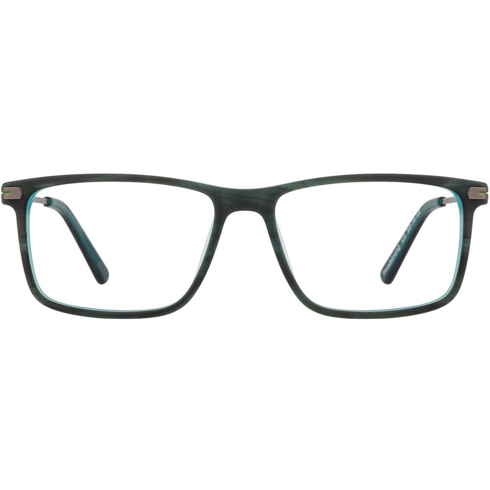 DB4K HEADSTRONG C3 GREEN GUNMETAL EYEGLASSES FRAMES 48-14-125